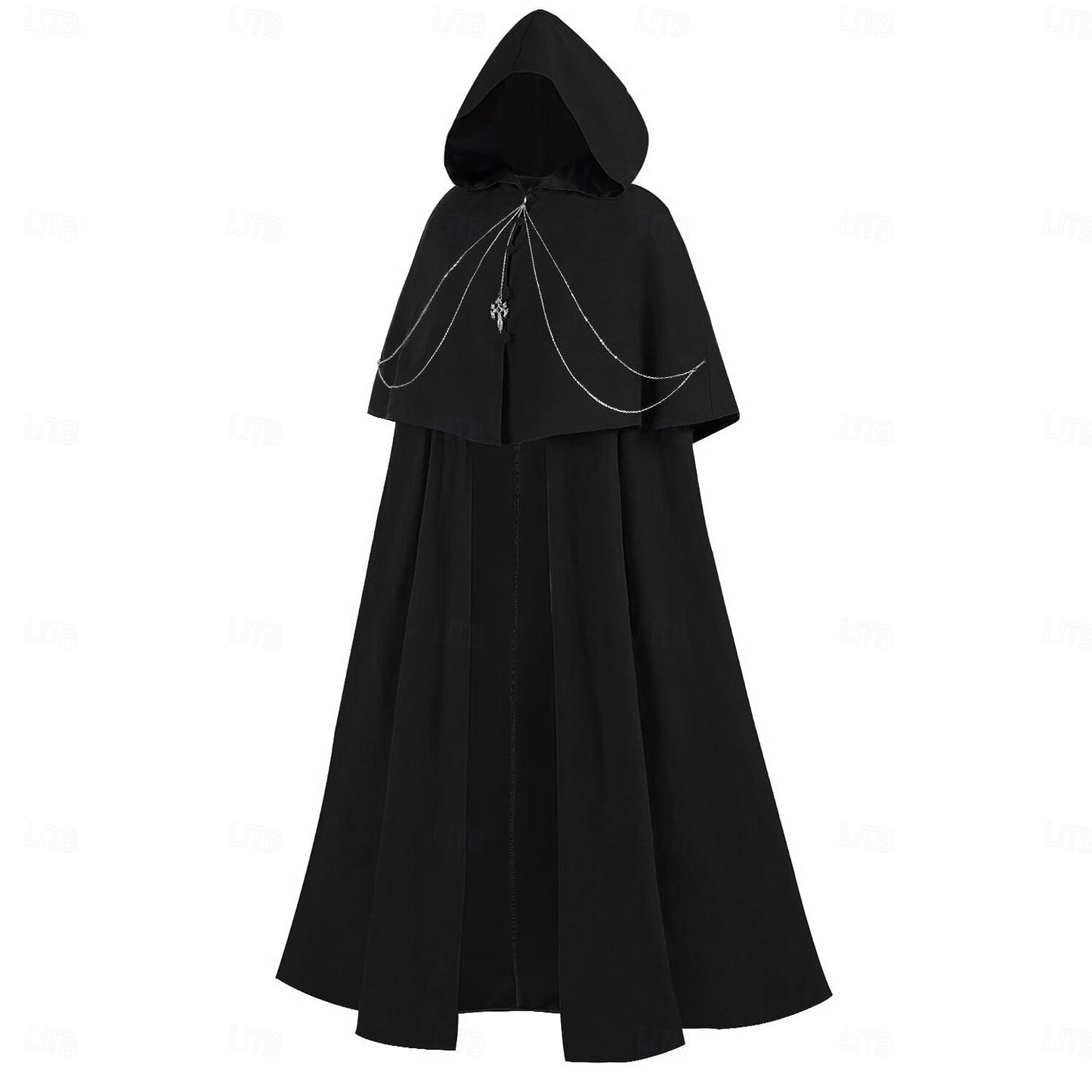 Medieval Cape Hooded Cloak for Ren Faire & Halloween