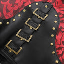 Women's Steampunk Rose Corset 4-Piece Set