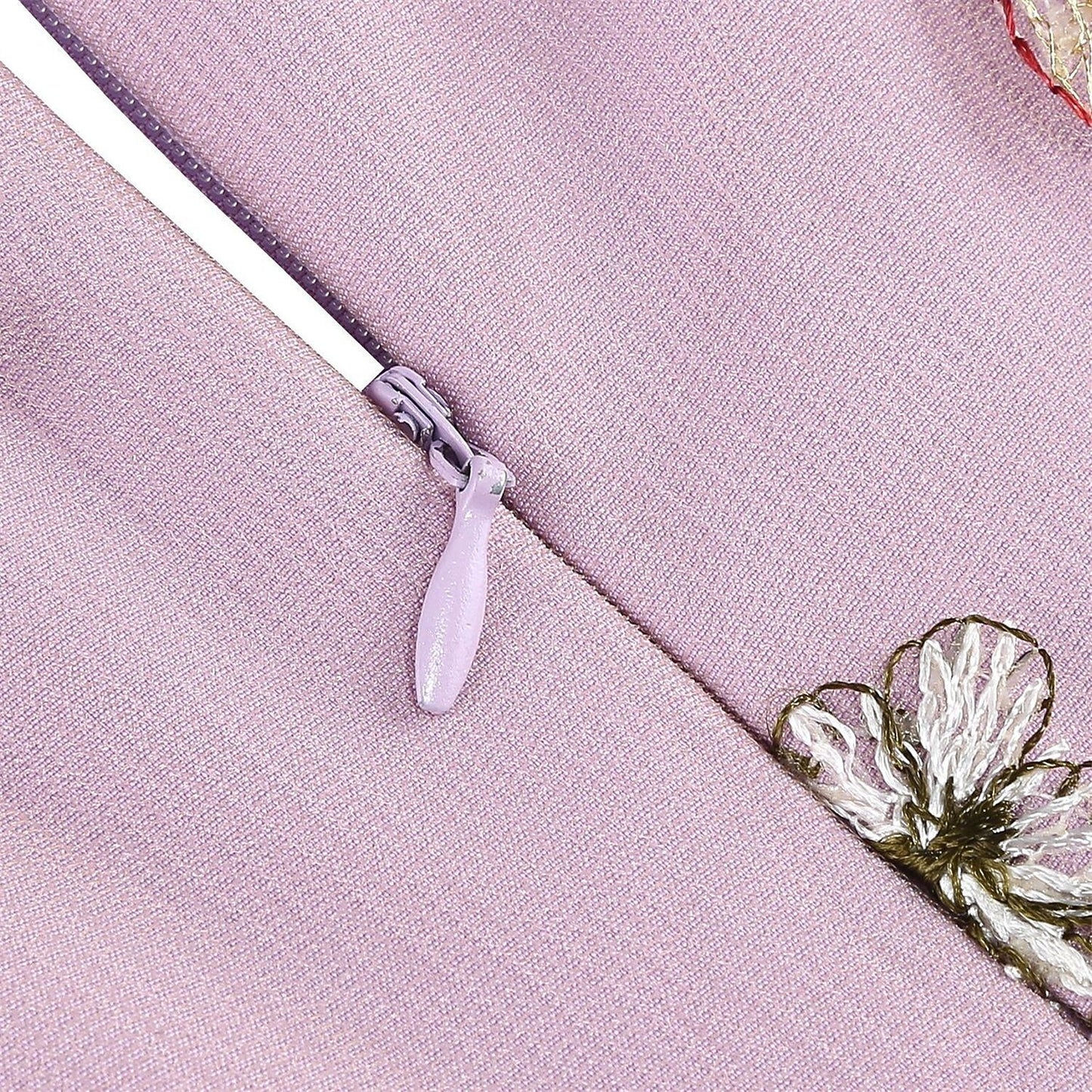 Floral Embroidered Midi Dress