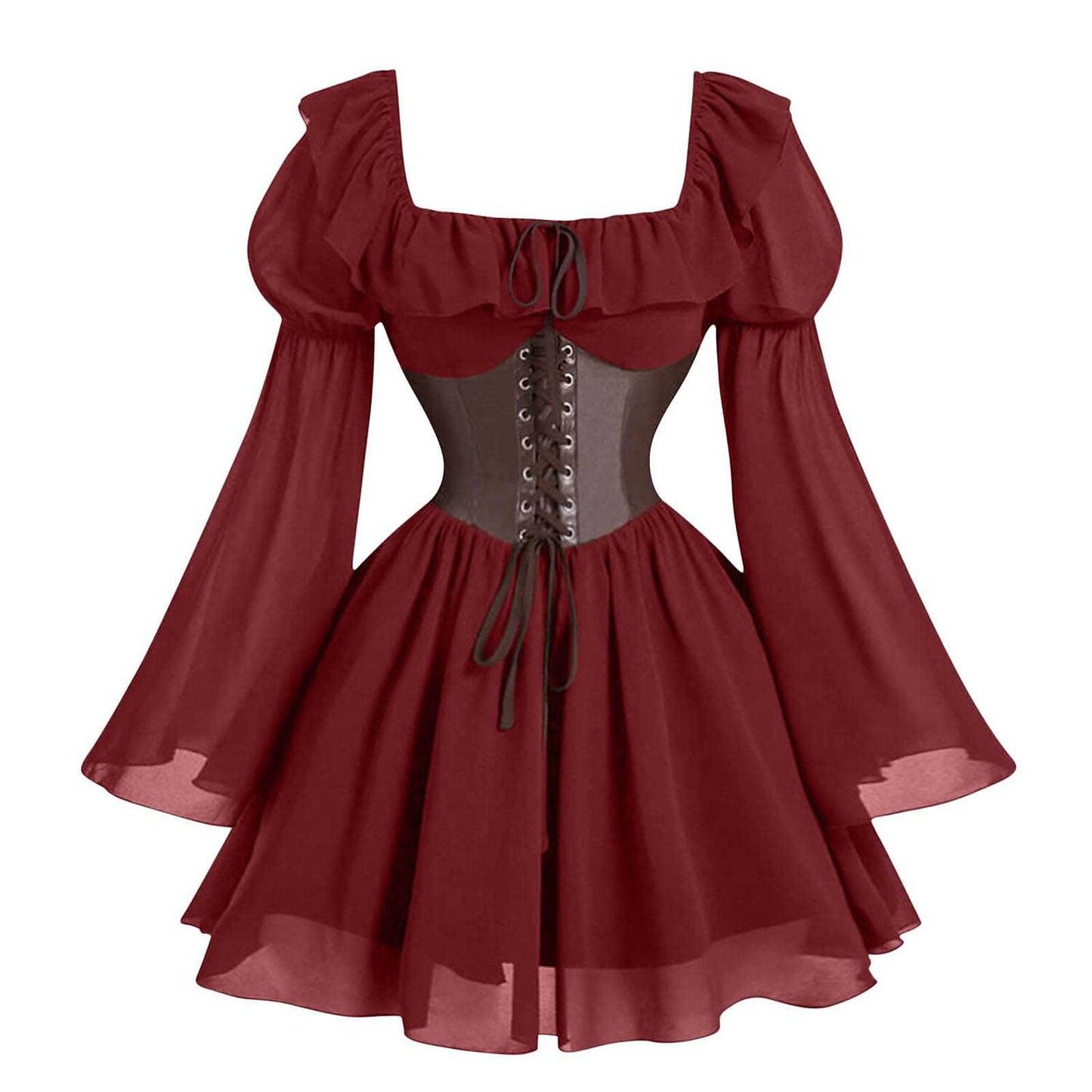 Medieval Fairy Corset Style Short Dress