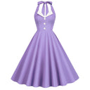 Vintage Collar Grace Midi Dress