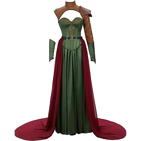 Medieval Fairy Archer Dress Set with Bracer