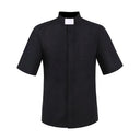 Camisa de sacerdote con cuello de solapa y manga corta