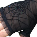 Women's Neon Skeleton Bride 3-Piece Halloween Costume Set