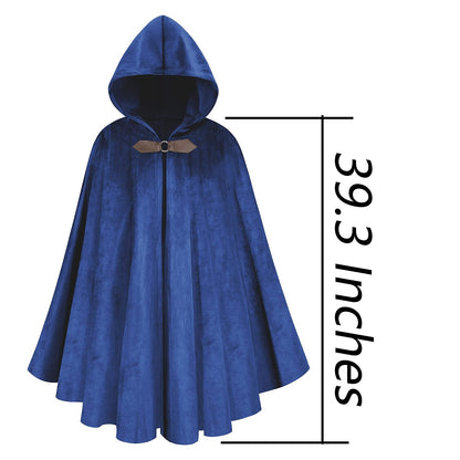 Viking Ranger Style Cape Hooded Cloak