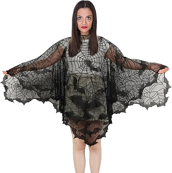Bat Skull Skeleton Cape
