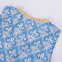 Oktoberfest Costume Blue Dirndl Dress with Blouse and Lace Apron - Retrorobe