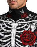 Men's Vampire Tailcoat & Skeleton Bodysuit 3-Piece Set