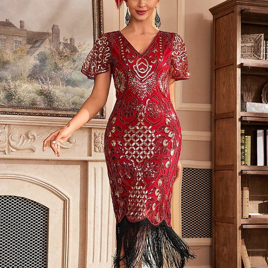 Art Deco Flapper Dress