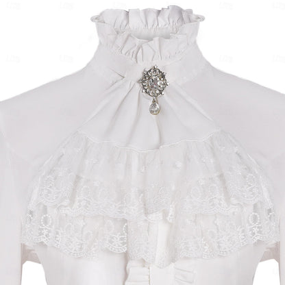 Retro Baroque Princess Vampire Style Blouse