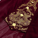 Men's Burgundy & Gold Baroque Vampire Costume Set