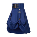 Steampunk Skirt Length Adjustable Skirt With Pocket - Retrorobe