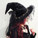 Women's Dark Elf Witch 4-Piece Costume Set