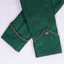 Men's Green Floral Tailcoat Victorian Gentleman 4-Piece Costume Set