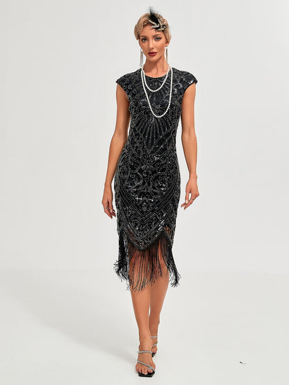 Art Deco Beading Flapper Dress