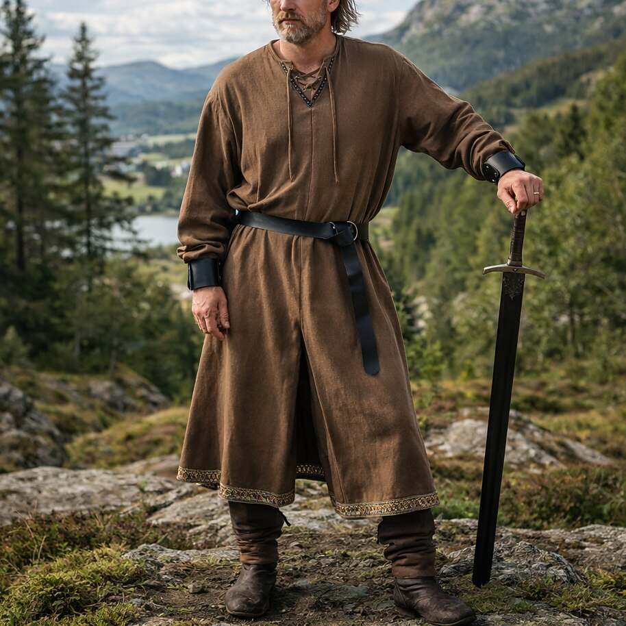 Medieval Viking Tunic Set with Belt