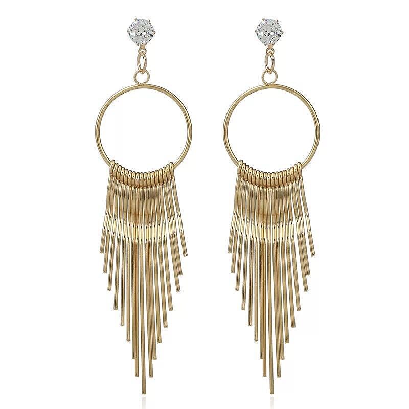 Irregular Tassel Peacock Flapper Dress with ACCs