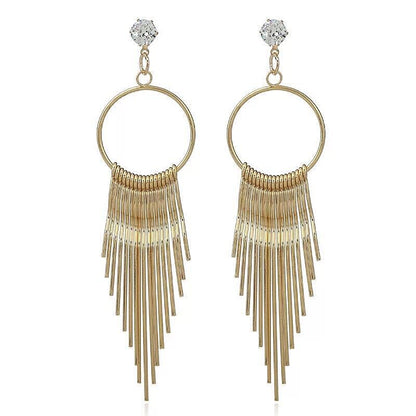 Irregular Tassel Peacock Flapper Dress with ACCs