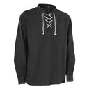 Pirate Style Lace-Up Poet Blouse - Retrorobe