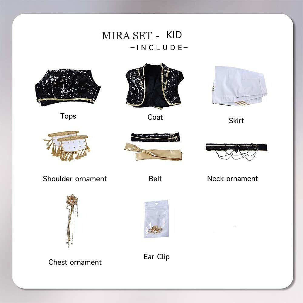 Korean Idol Inspired Pop Star Costume for Girls
