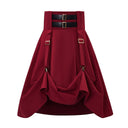 Steampunk Skirt Length Adjustable Skirt With Pocket - Retrorobe
