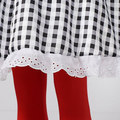 Women's Cindy Lou Who Dress with Red Cape