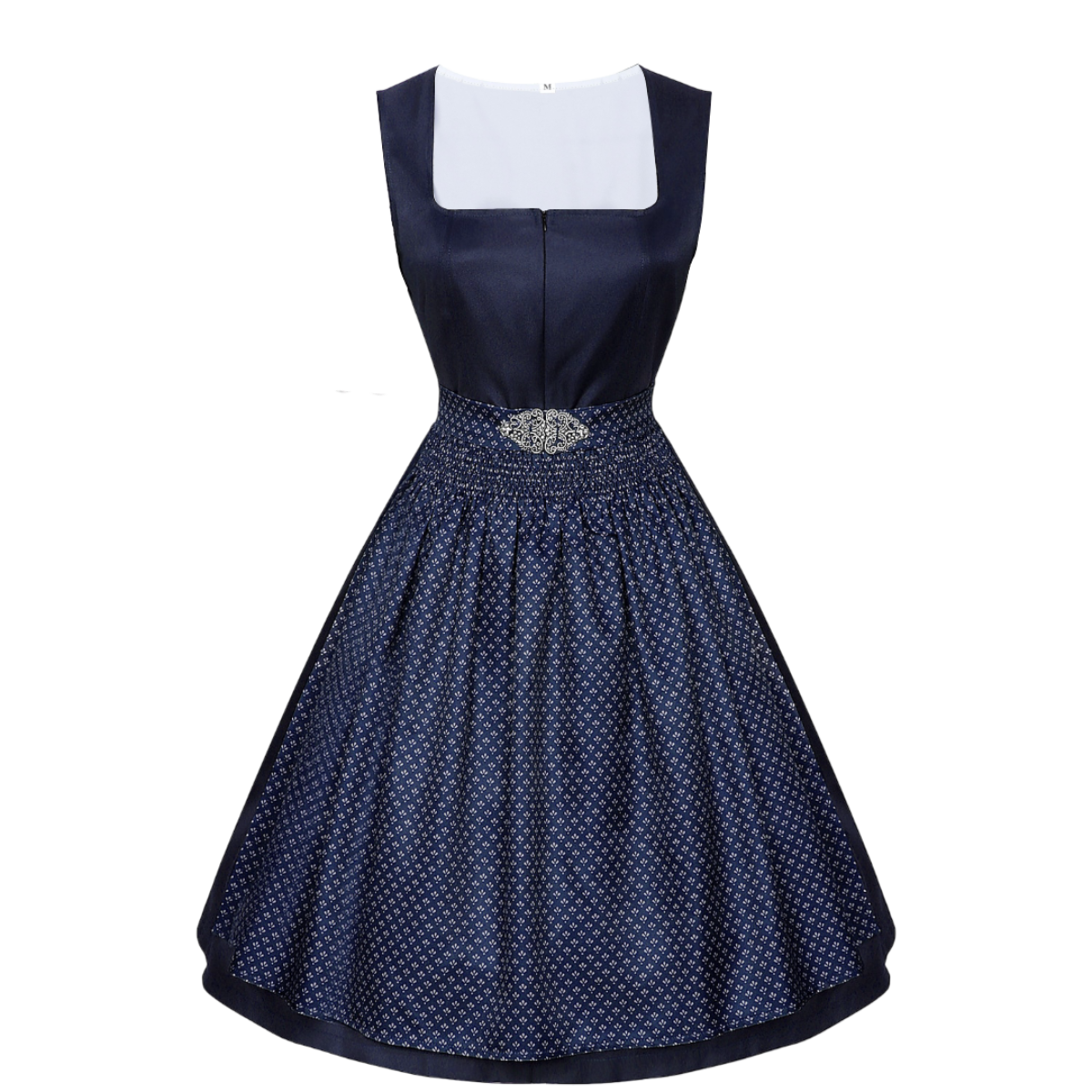 Oktoberfest Bavarian Dirndl Dress with Apron and Lace Blouse - Retrorobe