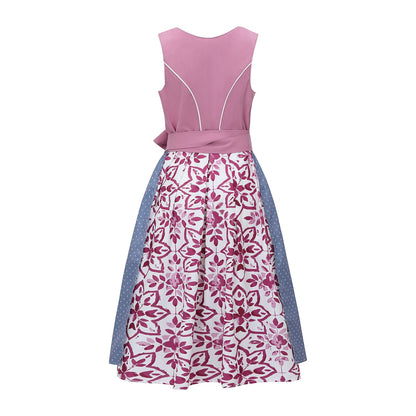 Traditional Bavarian Dirndl Dress with Apron