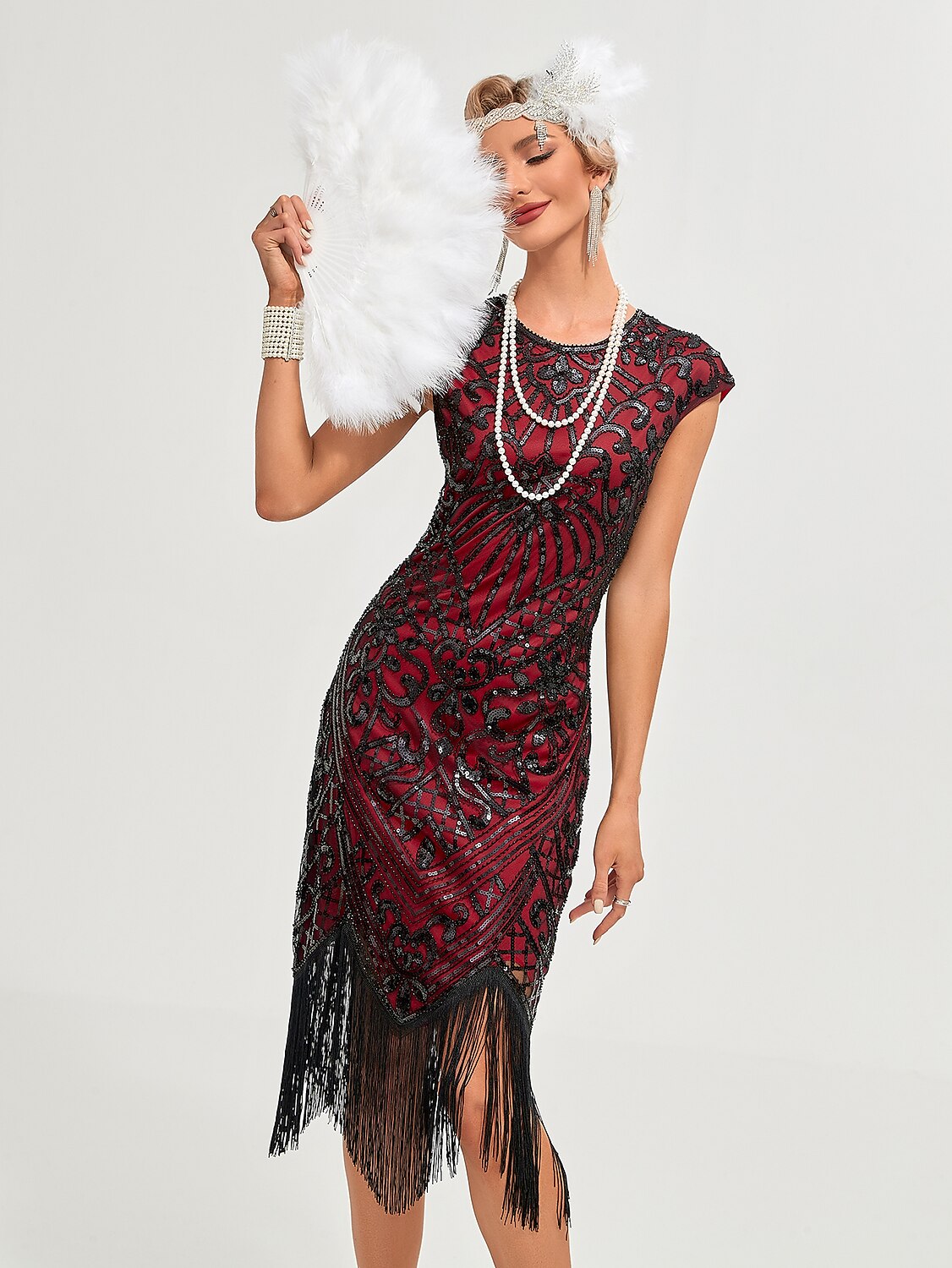 Art Deco Beading Flapper Dress