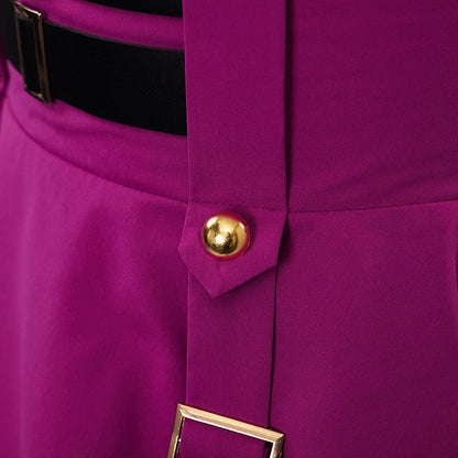 Steampunk Skirt Length Adjustable Skirt With Pocket