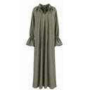Cream Linen Cotton Renaissance Peasant Dress