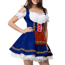 Oktoberfest Beer Costume Dress Dirndl Apron Set - Retrorobe