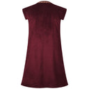 Men's Burgundy Renaissance Long Vest 3-Piece Costume Set
