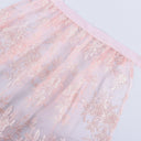 Oktoberfest Gray Dirndl Dress with Pink Lace Apron - Retrorobe
