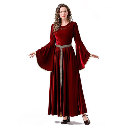 Celtic Velvet Maxi Dress