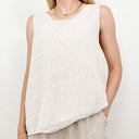 Women Classic Linen Tank Top - Retrorobe