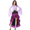 Medieval Pirate Set with Blouse Skirt Waspie Corset Belt