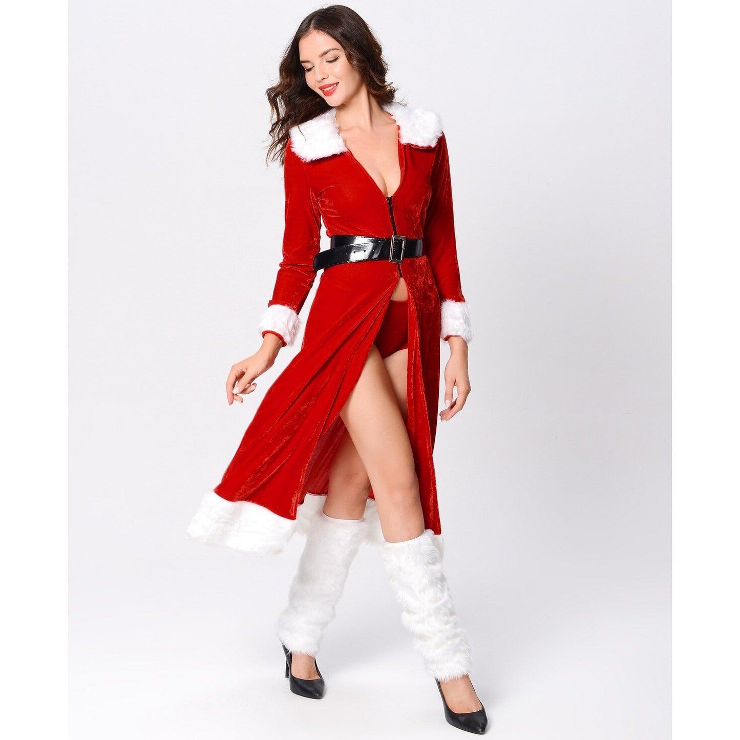 "Naughty List" Santa Lingerie Robe