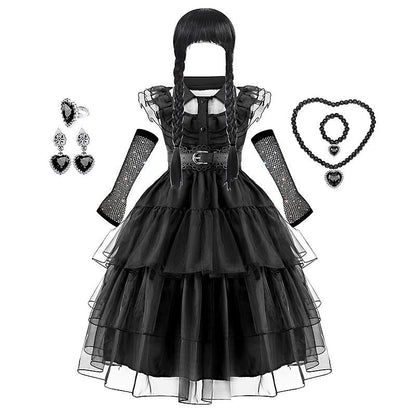 Wednesday Addams Girls' Costume
