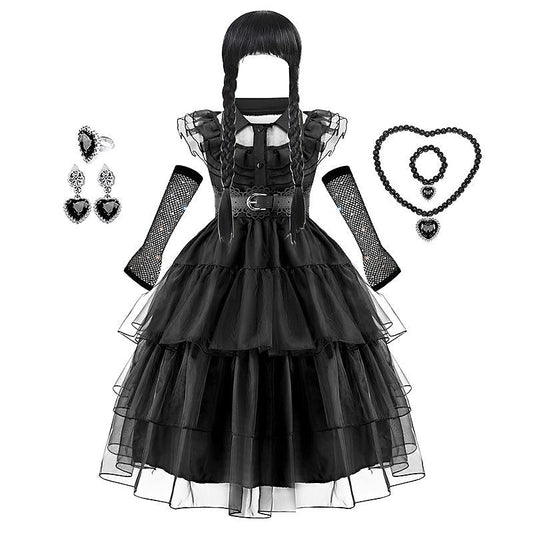 Wednesday Addams Girls' Costume