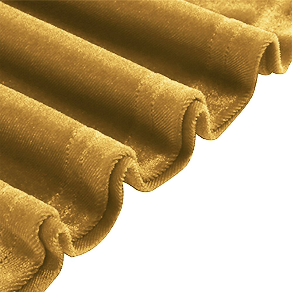 Women's 1950s Velvet V-Neck Long Sleeve Swing Dress