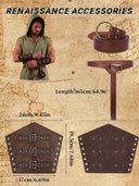 Men's Olive Green Medieval Ranger Costume Set