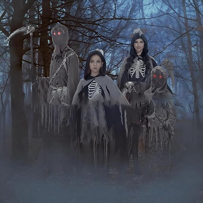 Skeleton Skull Grim Reaper Dress