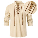 Men's Beige & Brown Pirate Costume Set