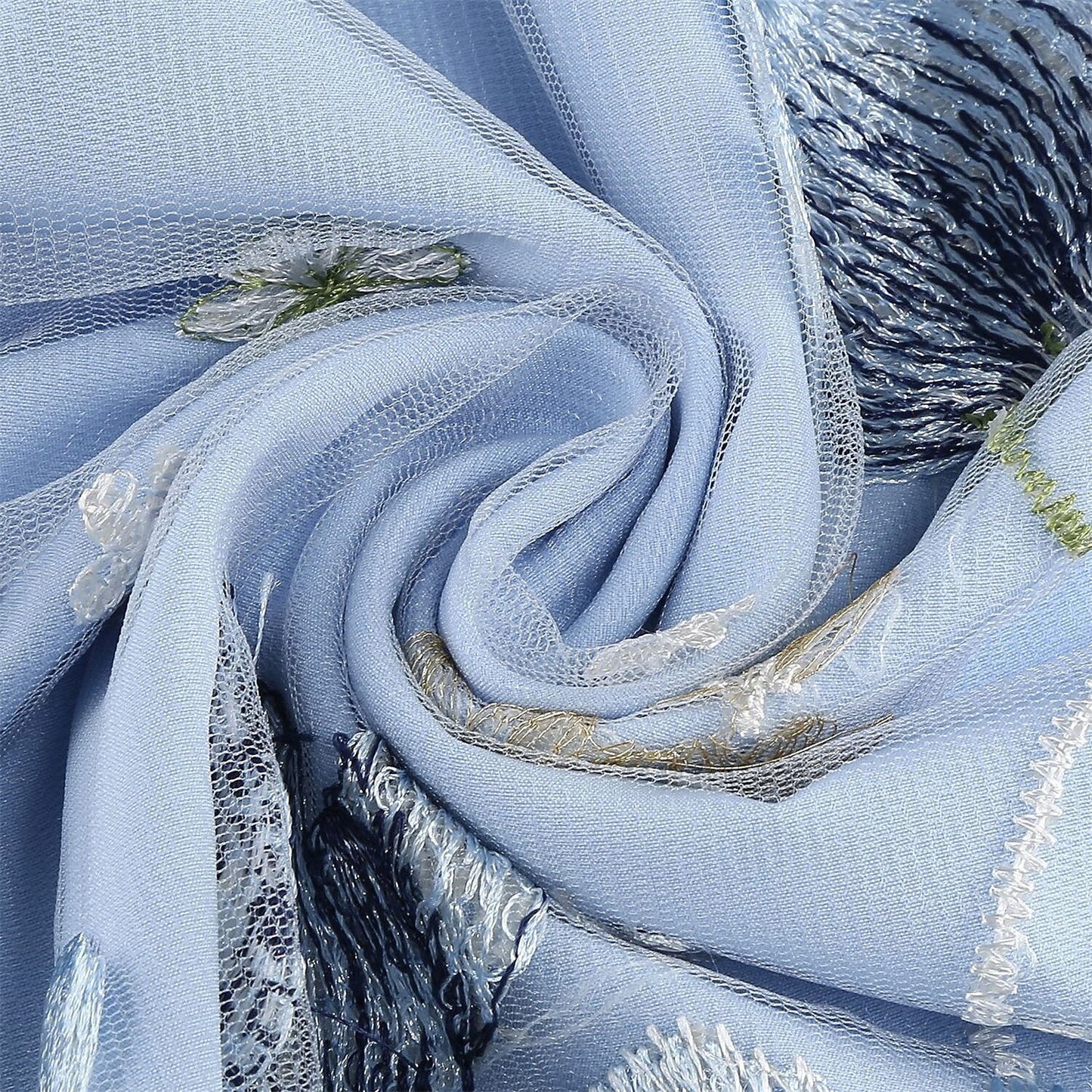 Floral Embroidered Midi Dress