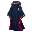 Vestido renacentista bicolor