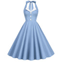 Vintage Collar Grace Midi Dress