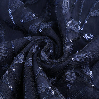 Embroidered Flutter Sleeve Midi Dress