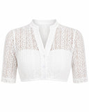 Oktoberfest Traditional Dirndl Blouse Lace Top