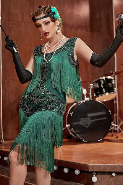 Green Flapper Dress